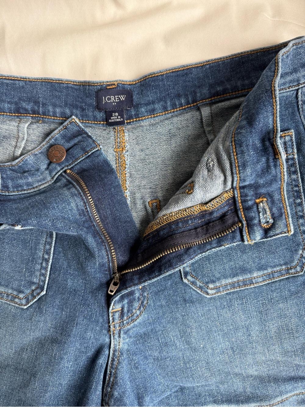 J Crew Sailor Denim Shorts - Picture 2 of 10